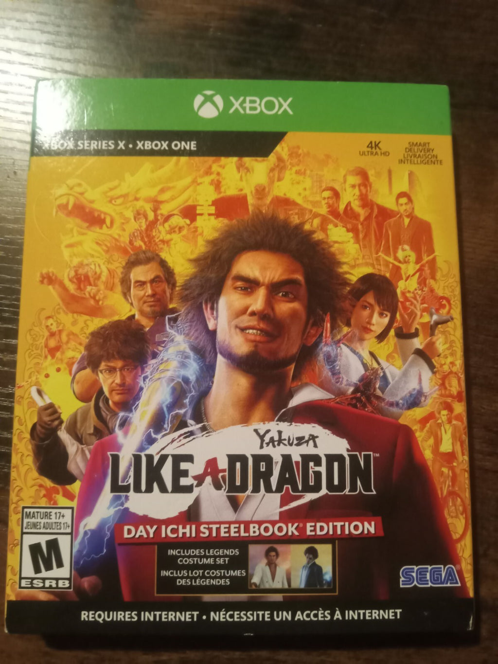 Yakuza: Like a Dragon SteelBook Xbox Series X/One – Day Ichi –SEGA TESTED&WORKS