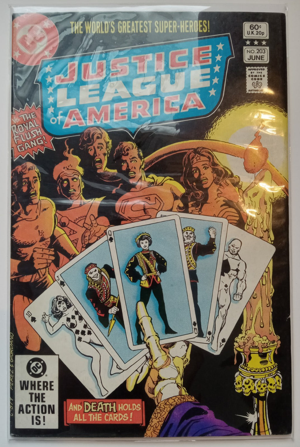 Justice League of America #203 (1960) Gerry Conway Bagged/Boarded Comic Book