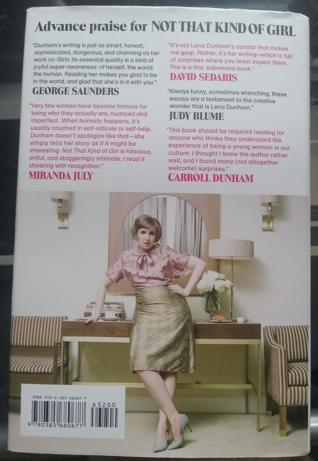 Not That Kind of Girl by Lena Dunham – 2014 Memoir PB VG