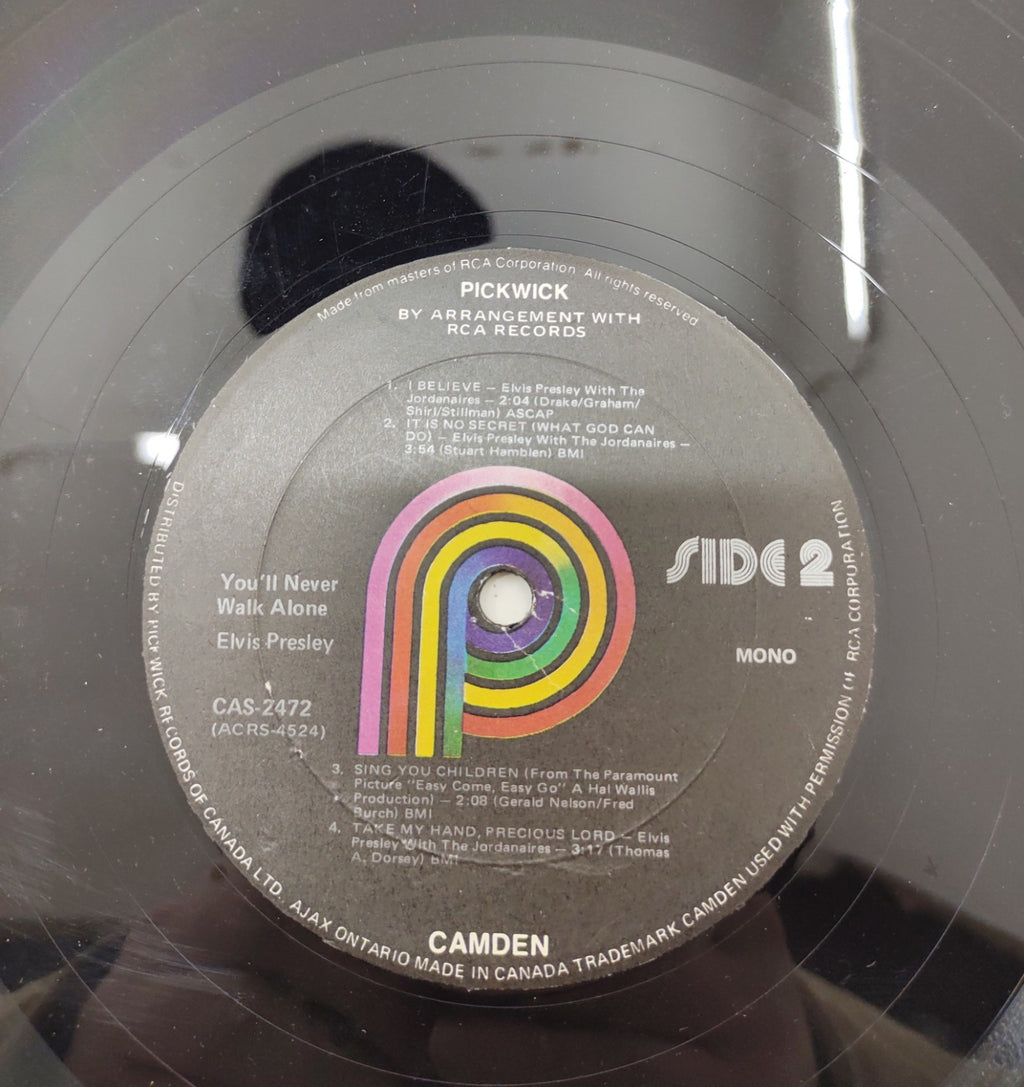 Elvis Presley – You'll Never Walk Alone Vinyl LP RCA Camden CAS-2472