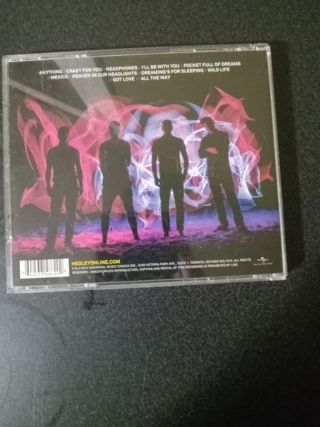 Hedley “Wild Life” 2013 CD Album – Audio Disc Music Special Edition Collectible