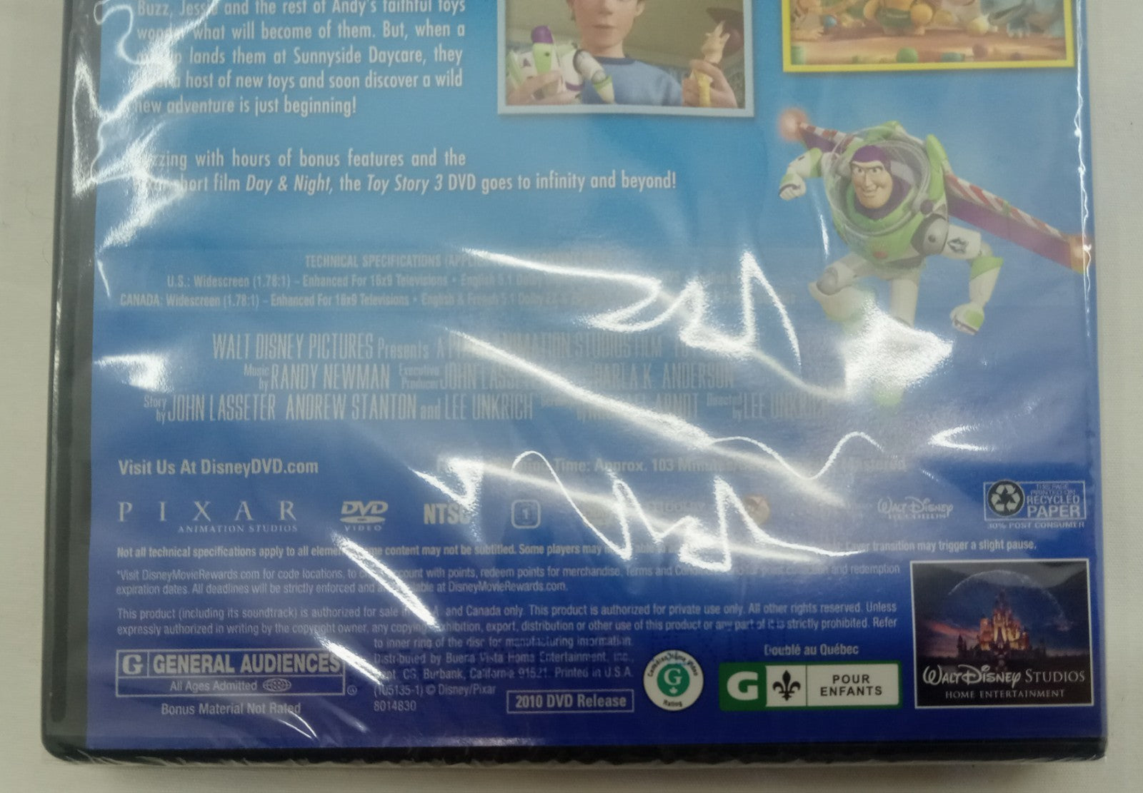 Toy Story 3 (DVD, 2010) Disney Pixar Movie Brand New Factory Sealed