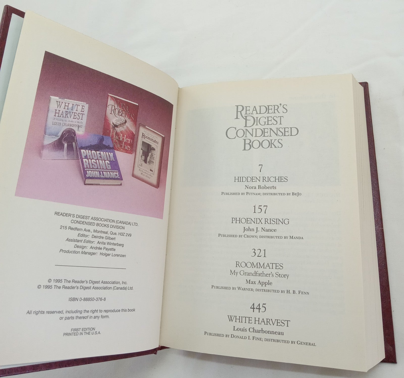 RD Sel Ed HC Vol 1 1995 | Vtg 1st Ed Leather Gilt NM Condensed Anthology