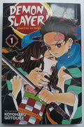 Demon Slayer: Kimetsu no Yaiba Vol. 1 Manga Comic Book by Koyoharu Gotouge (VG+)