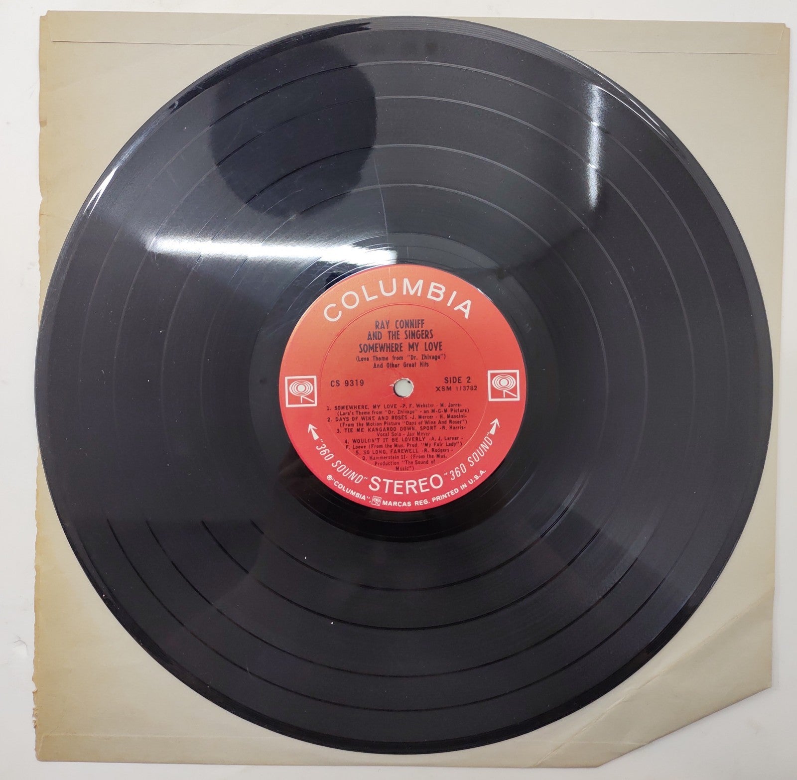 Somewhere My Love And Other Great Hits by Ray Conniff And The Singers