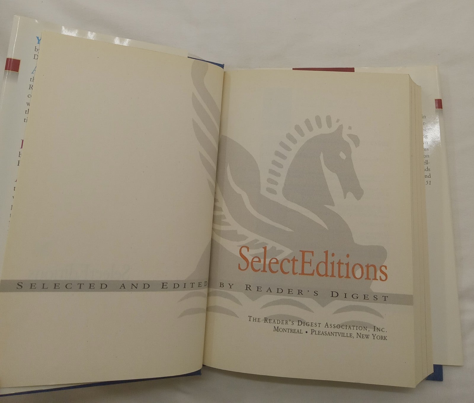 Readers Digest Select Editions 1998 HC w/ Dust Jacket - Near Mint