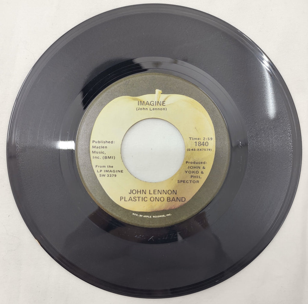 John Lennon Imagine / It’s So Hard 45 RPM 7" Apple Rock Vinyl Single 1840