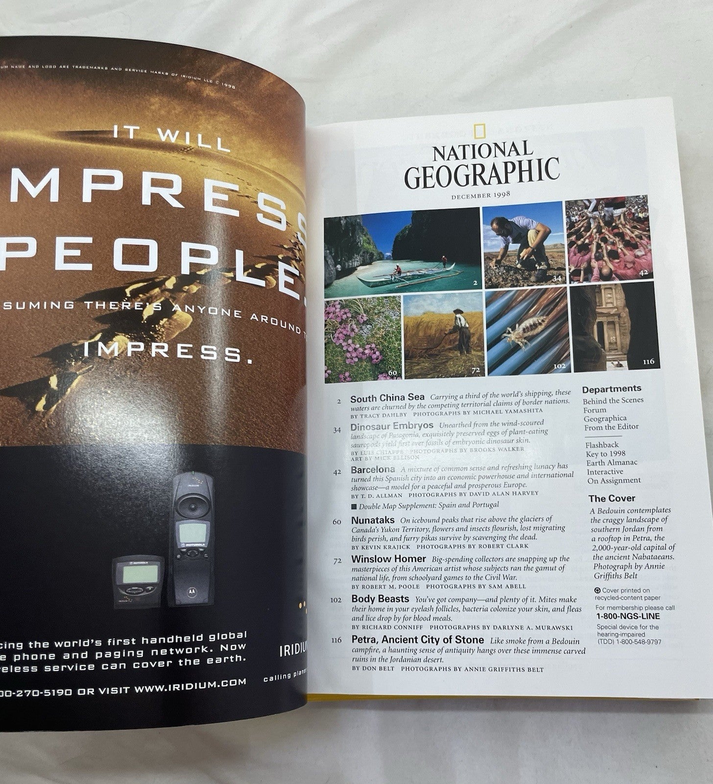 Vintage Nat Geo Jul–Dec 1998 Lot w/ Slipcover | Geography, Science