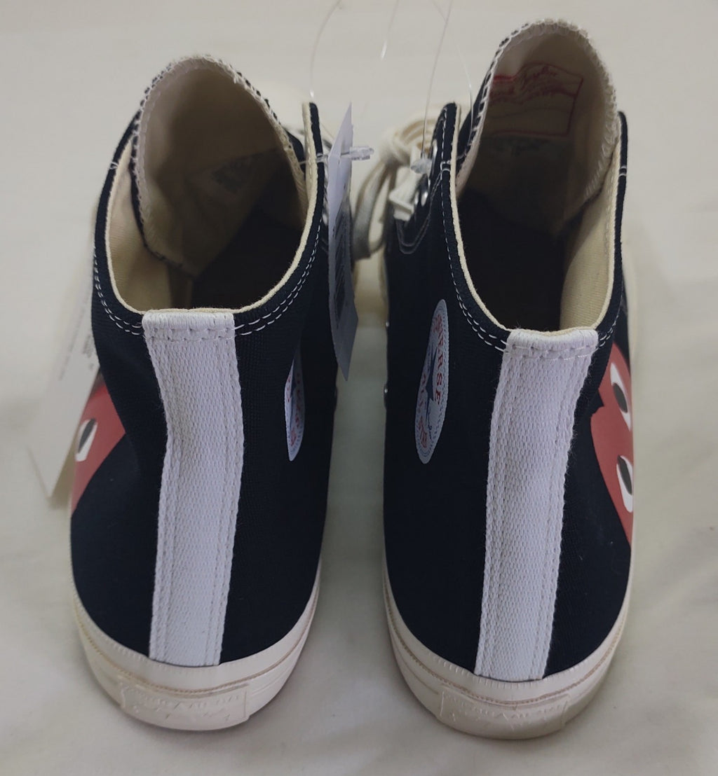 Converse x Comme des Garçons Play Chuck 70 High Black Sneakers – New in Box