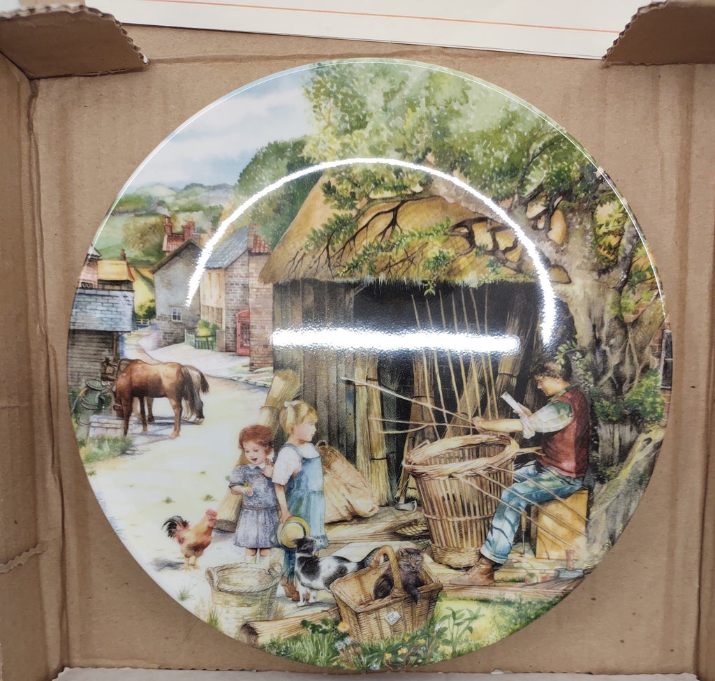 Royal Doulton Old Country Crafts Plate Set of 8 Susan Neale w/ Boxes & COAs