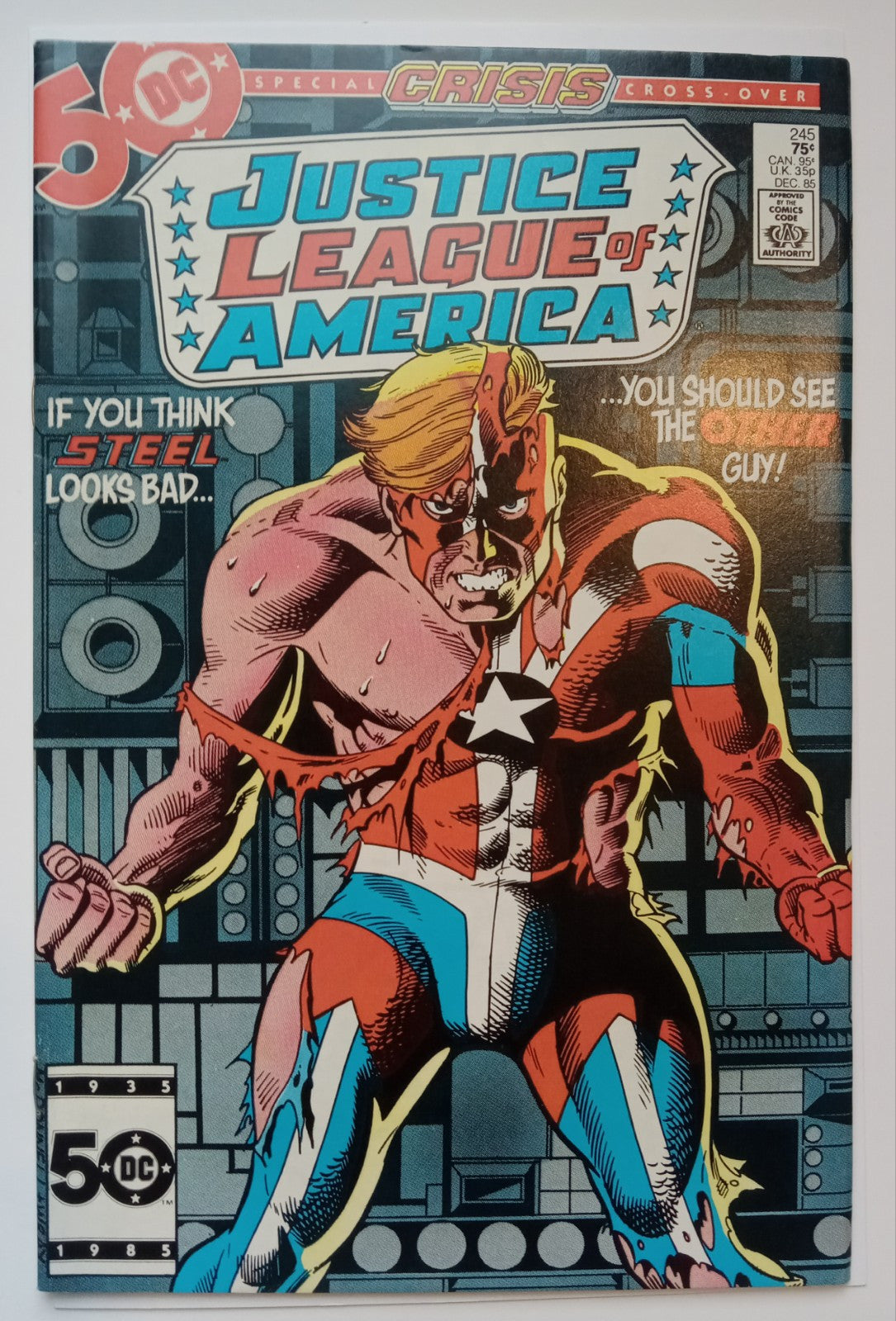 Justice League of America #245 (1960) Gerry Conway Bagged/Boarded Comic Book