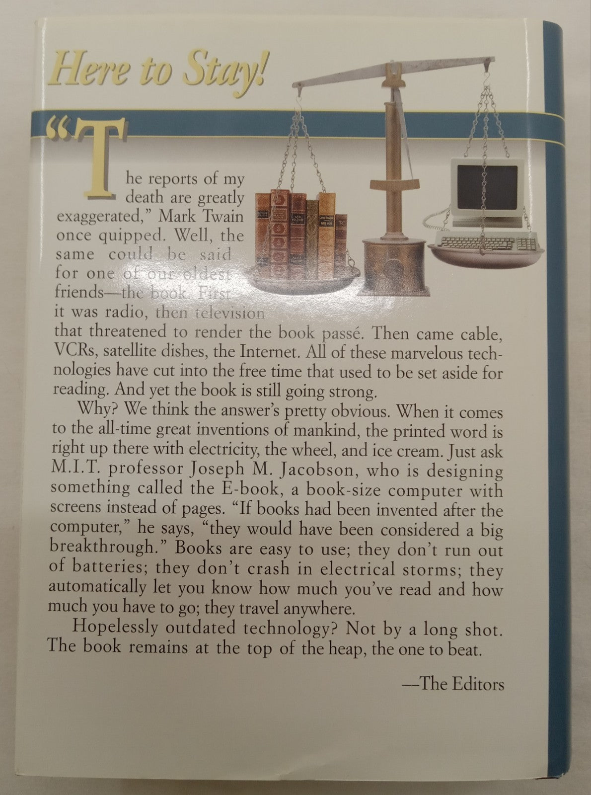 Reader's Digest Select Editions Vol 6 1998 HC 1st Ed w/ Dust Jacket NM