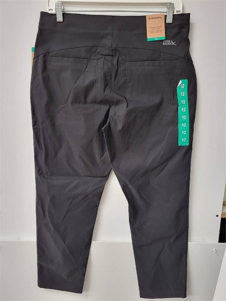 Eddie Bauer Black Tech Pants NWT Women’s Outdoor Hiking Travel Trousers