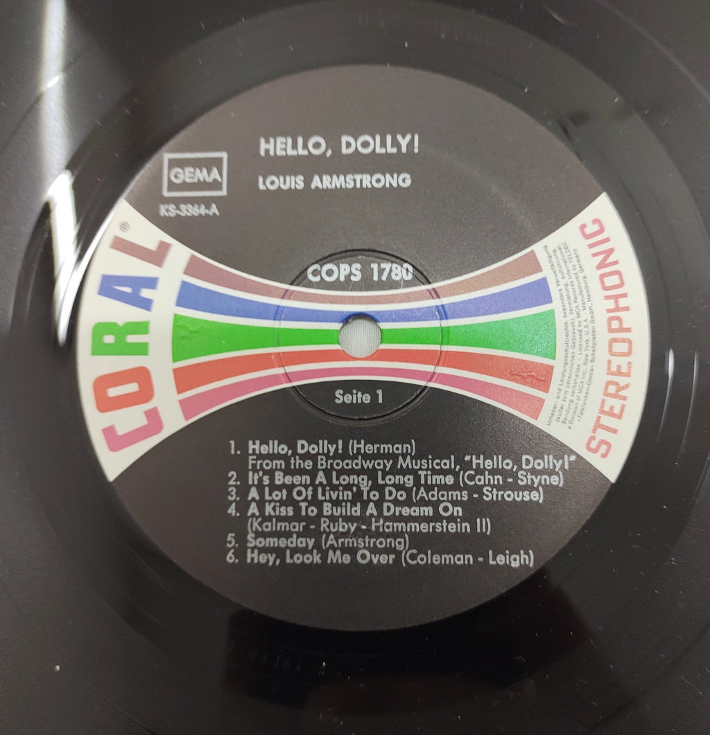 Louis Armstrong – Hello, Dolly! Coral KS-3364 Stereo LP Vinyl Record VG