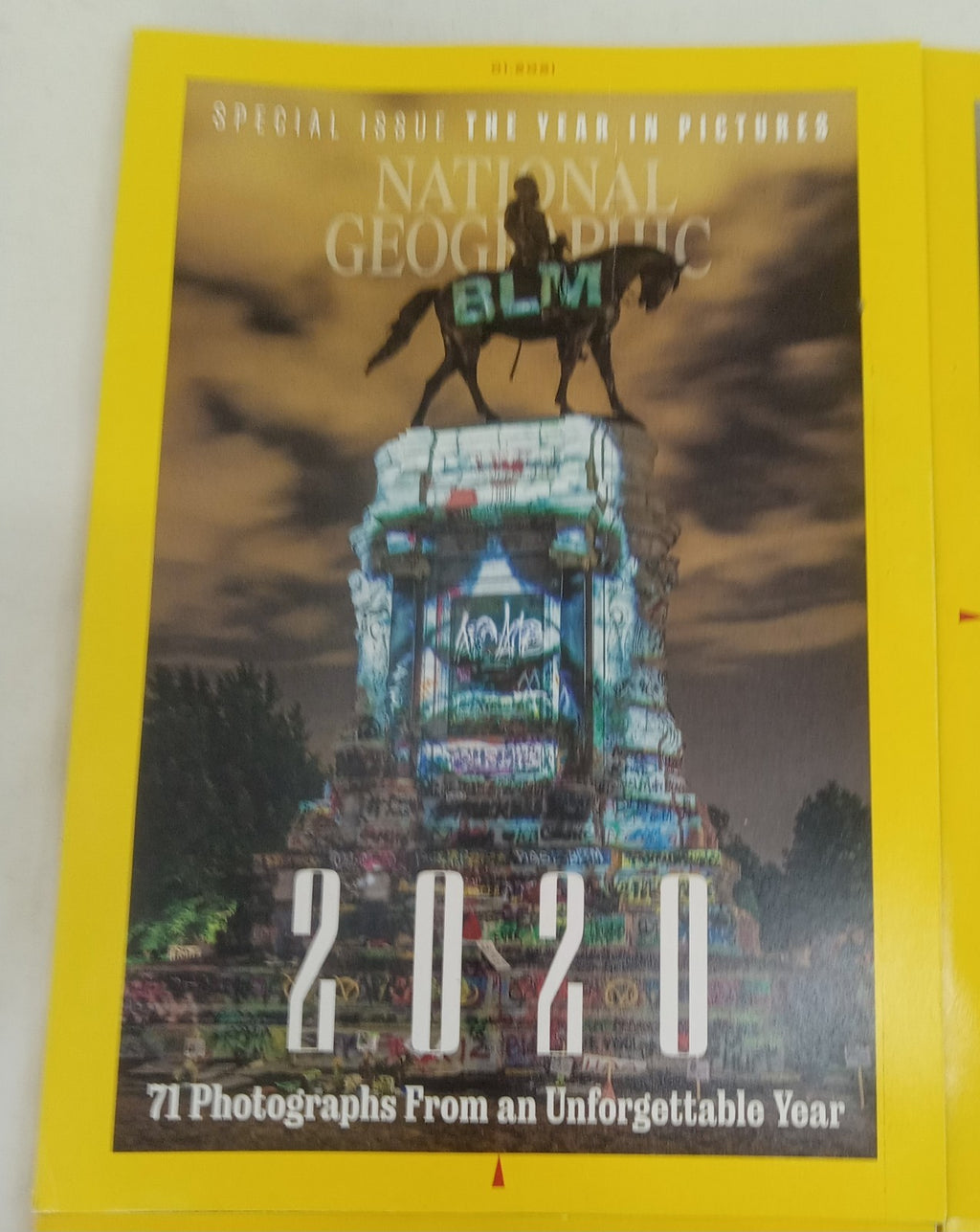 Nat Geo Jan–June 2021 | 6 VG+ Issues in Leatherette Slipcover Case