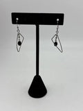 Sterling Silver & Onyx Earrings – Modern Fine Jewelry, Black Gemstone