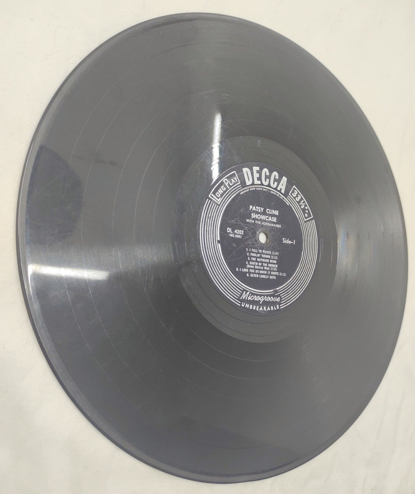 Patsy Cline – Showcase LP Decca DL 4202 Country Classic Vocal Album