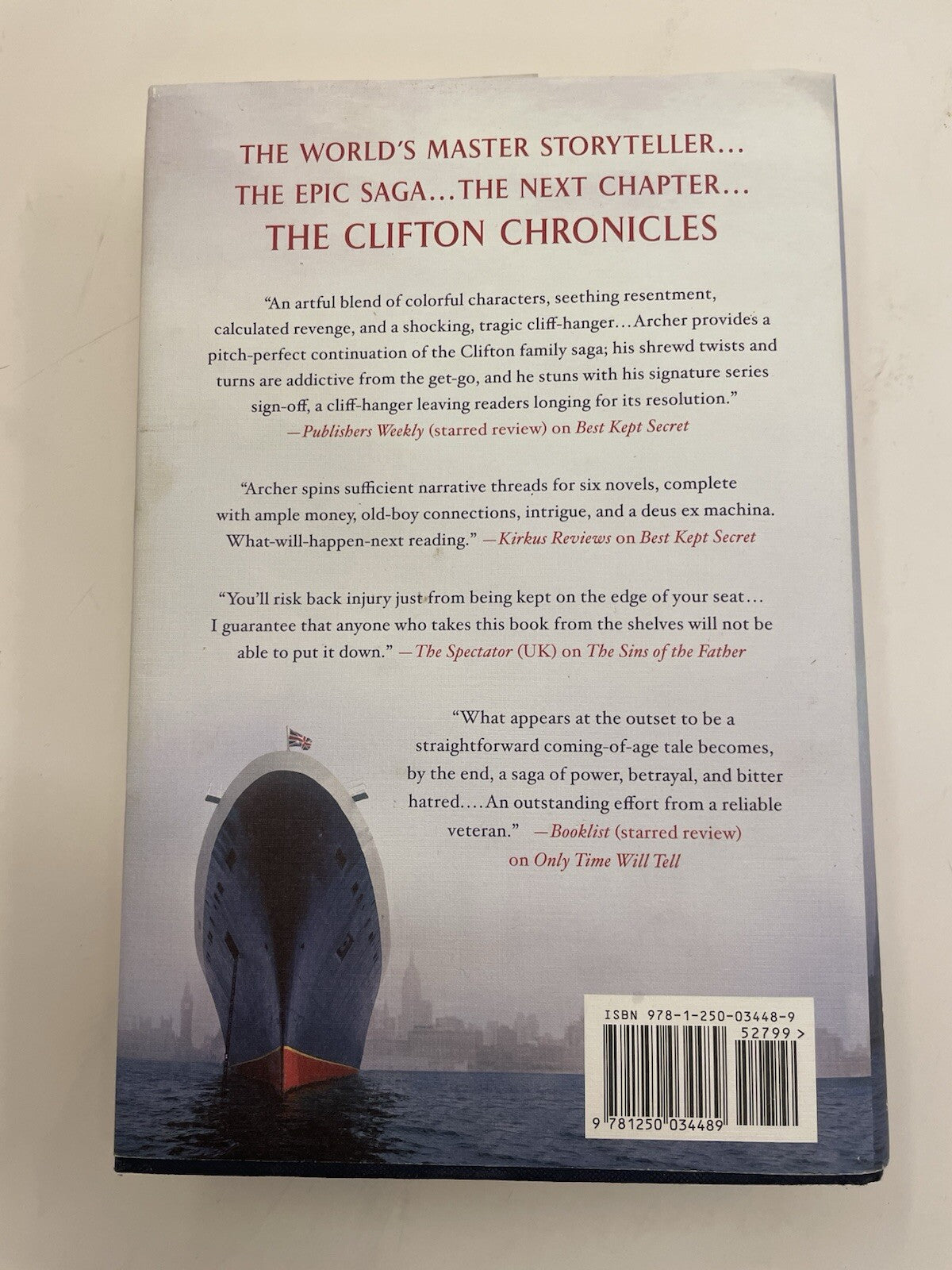 Be Careful What You Wish For by Jeffrey Archer – G+ Thriller Hardcover