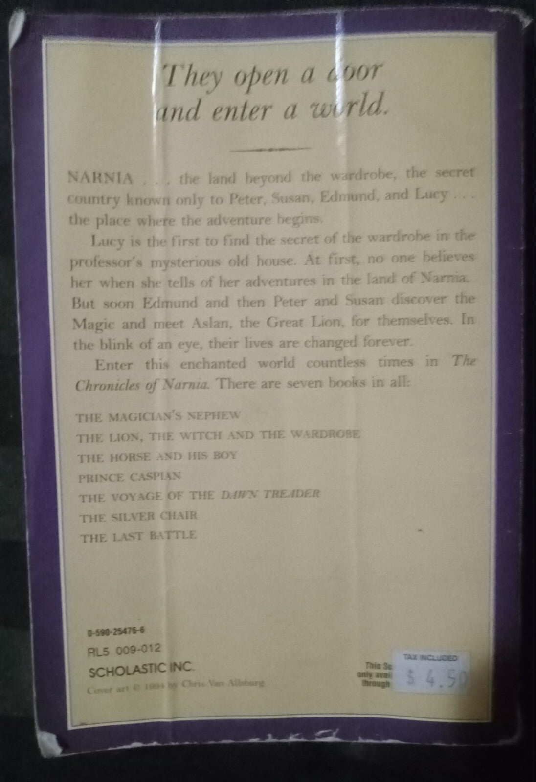 The Lion, the Witch & the Wardrobe by C.S. Lewis – Fantasy Classic PB G+