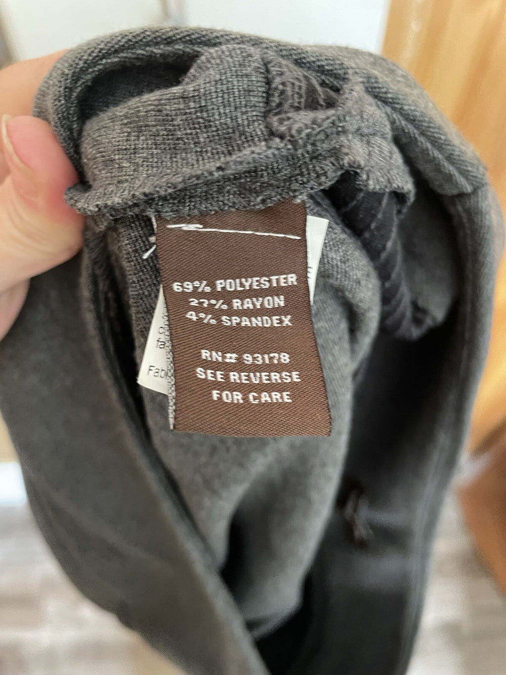 Adrienne Vittadini Grey A-Line Skirt Women's Size 4 Classic Office Skirt