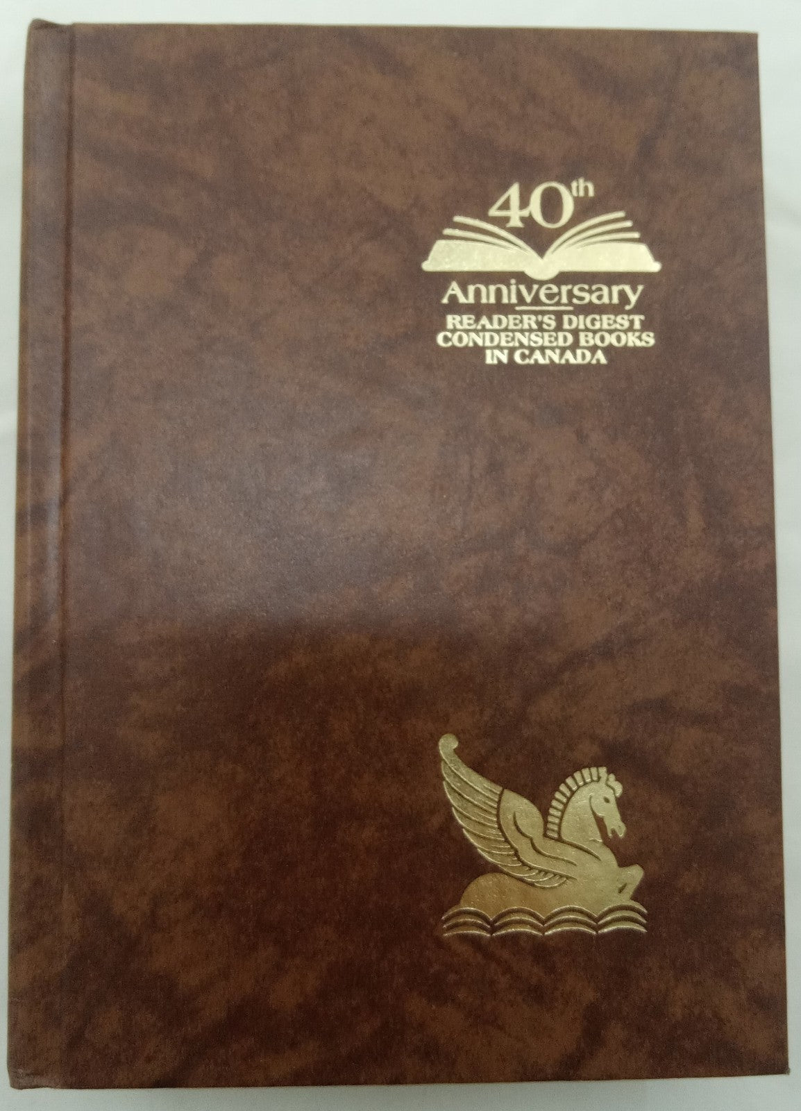 1990 Reader's Digest Condensed 1st Ed HC Leather Gilt Vtg NM Anthology