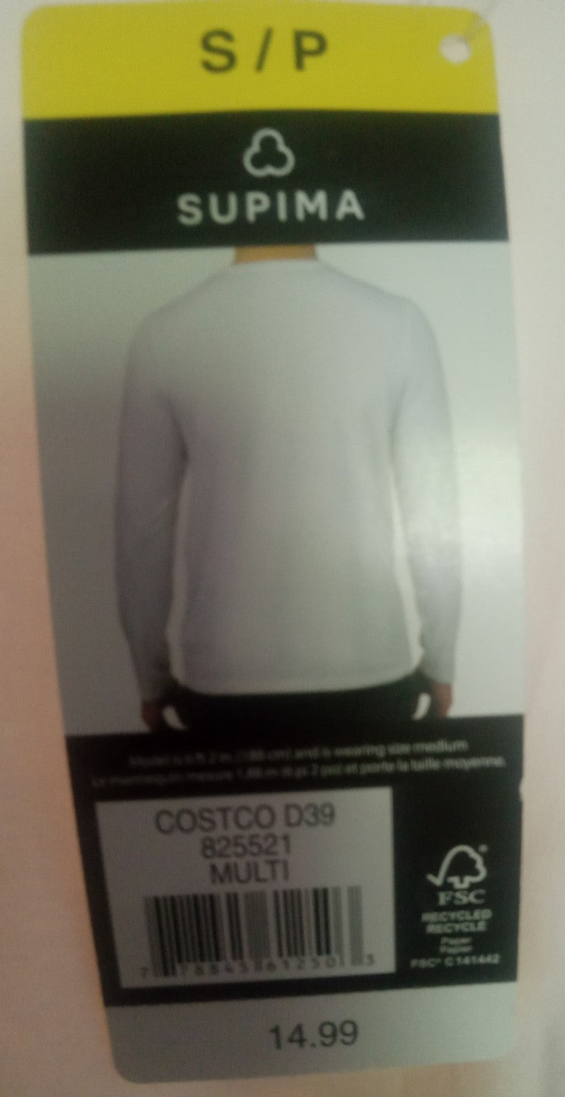 Men’s White Long Sleeve Dress Shirt Small NWT Button Up Office Formal Casual