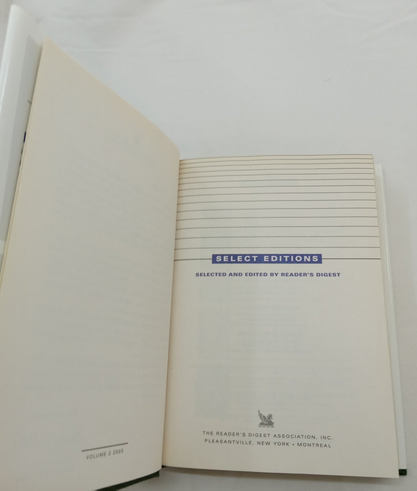 Reader's Digest 4 Novels in 1 Vol 2 2003 HC 1st Ed w/ Dust Jacket NM