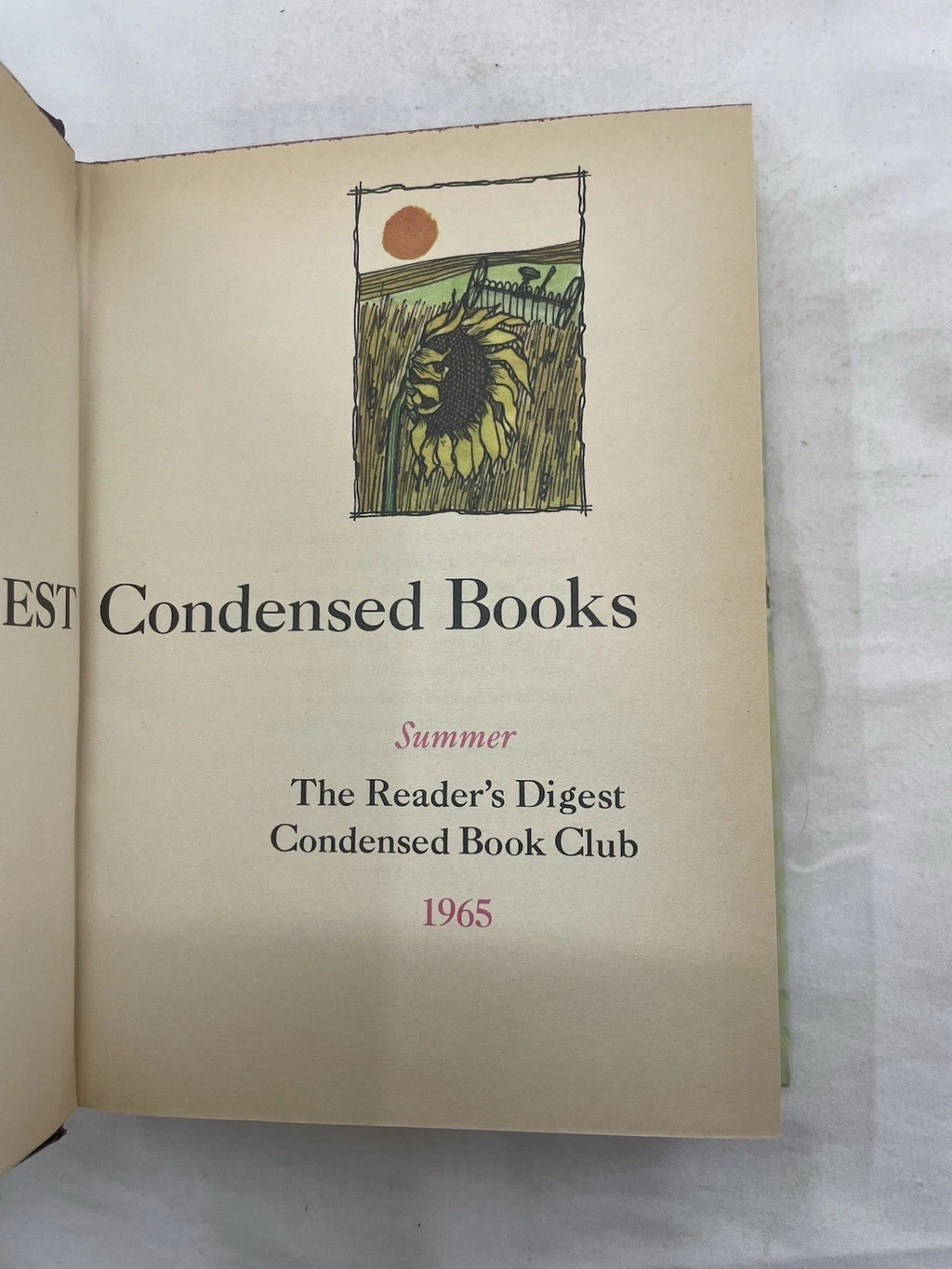 Vintage Hardcover Readers Digest Condensed Books 1965 First Edition