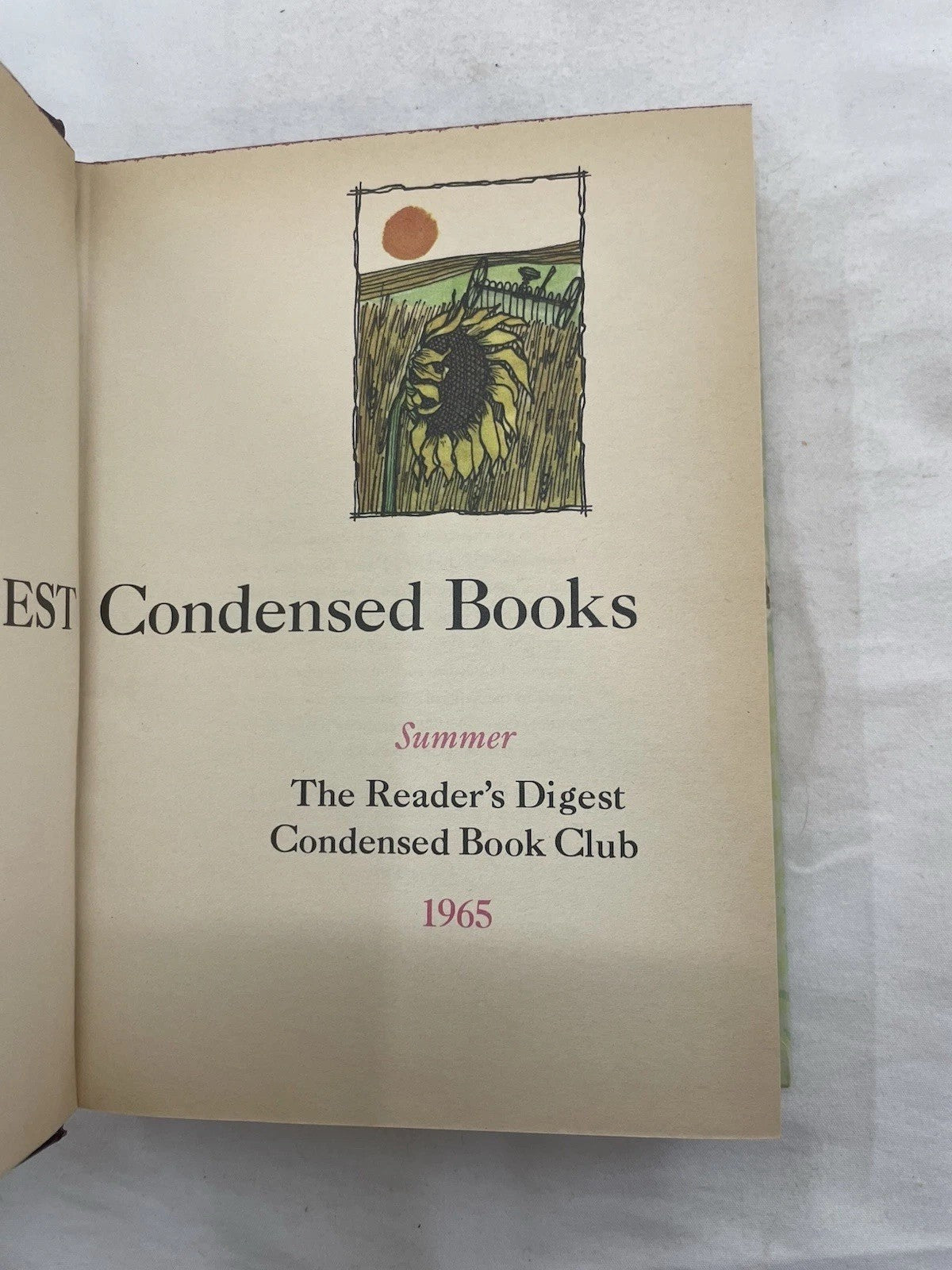 Vintage Hardcover Readers Digest Condensed Books 1965 First Edition