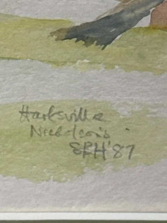 Sally B Hooff Original Landscape Watercolor Coastal Scene PEI Artist