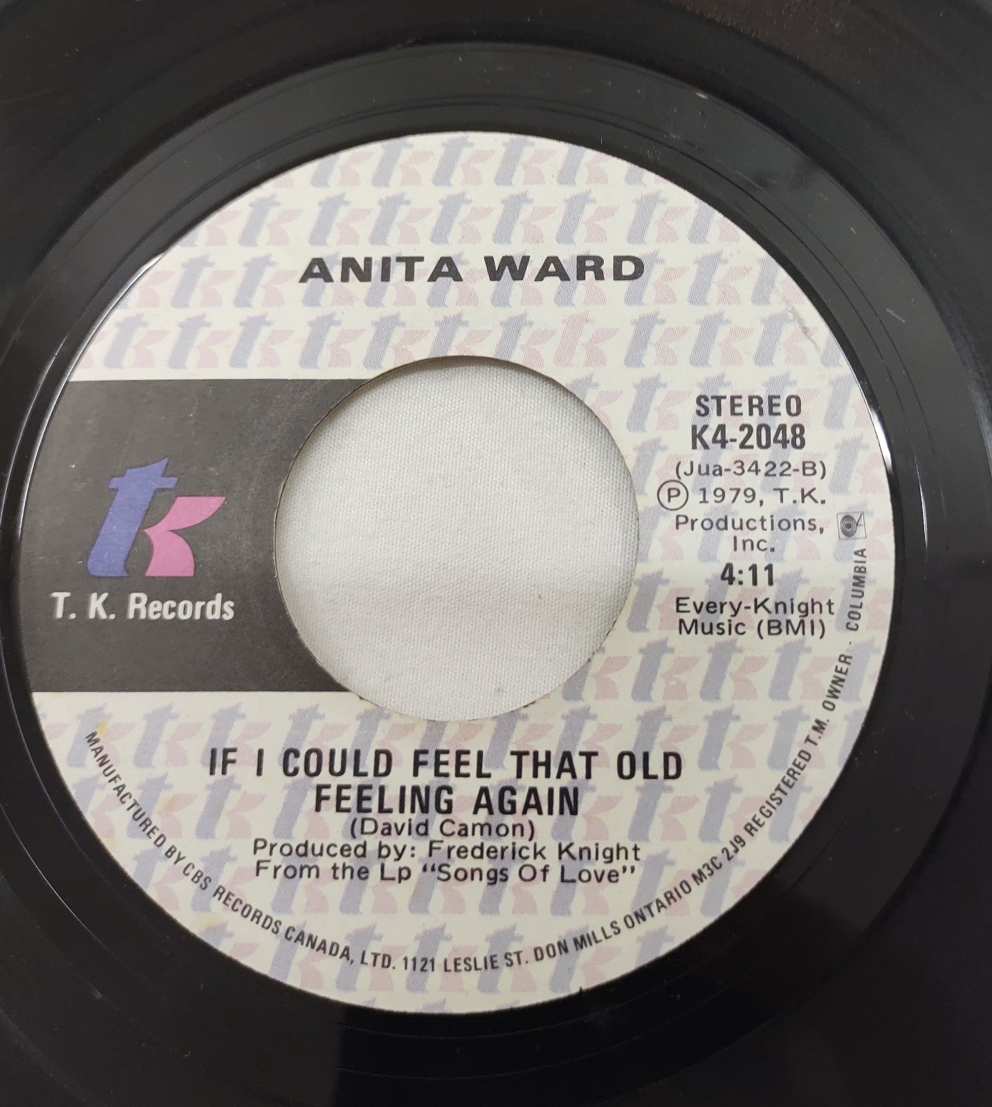 Anita Ward – Ring My Bell 7” TK K4-2048 Canada 1979 Disco