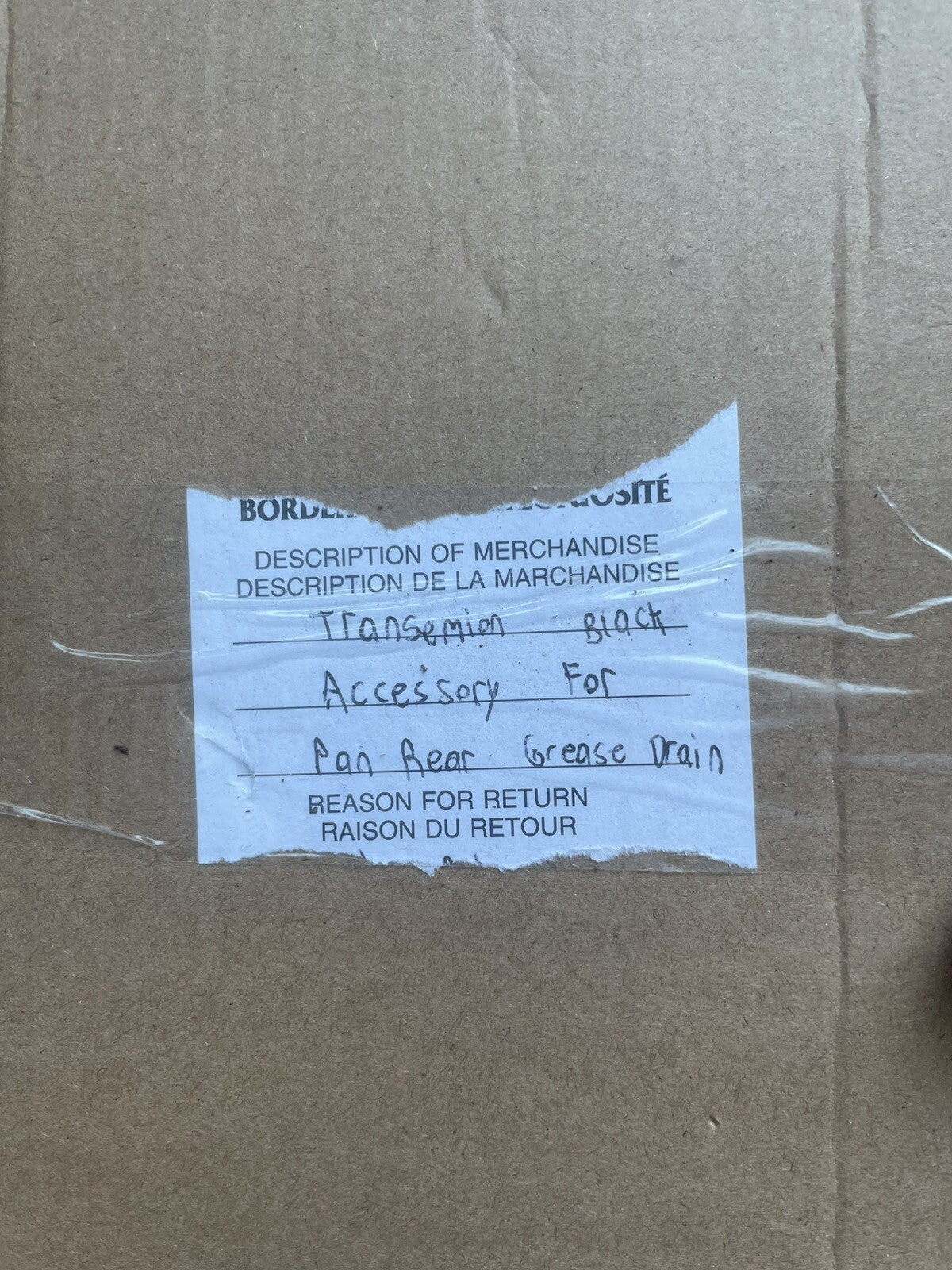 Black Metal Grease Catcher Drain – Flat Top Grill Drip Pan Accessory, Easy Clean