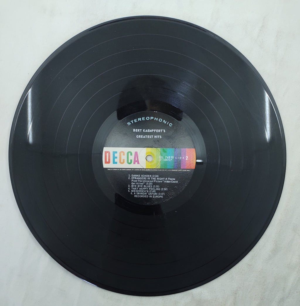Bert Kaempfert – Greatest Hits LP Stereo Decca Rainbow Label DL-74810 Canada