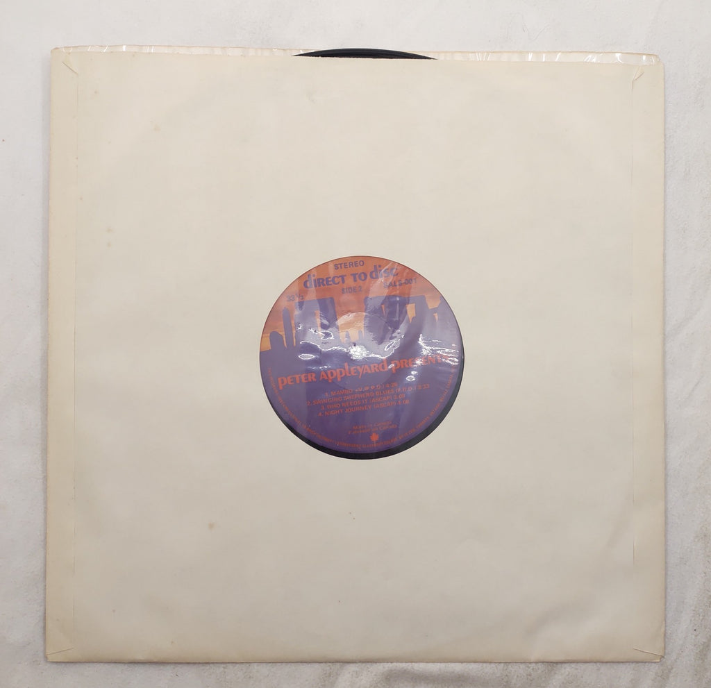 Peter Appleyard – Presents LP Direct-to-Disc SALS-001 Audiophile