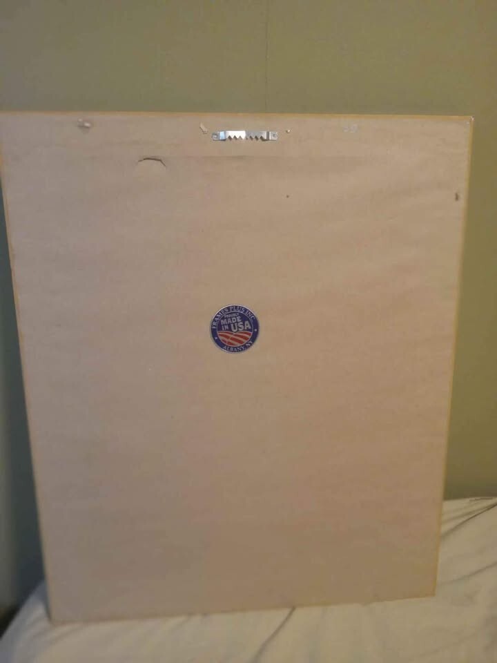 Framed Bulldog on Swing Art Print – Unique Animal Art for Dog Lovers