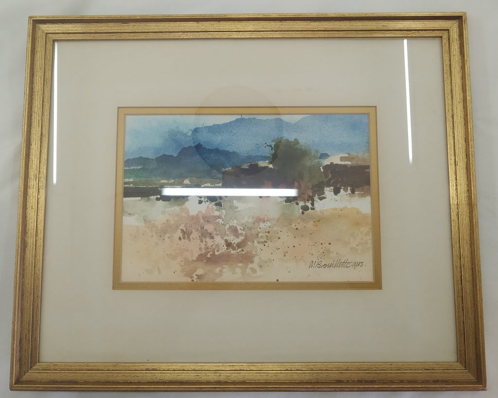 Maureen Brouillette Original Watercolour Painting – Fine Collectible Art Signed