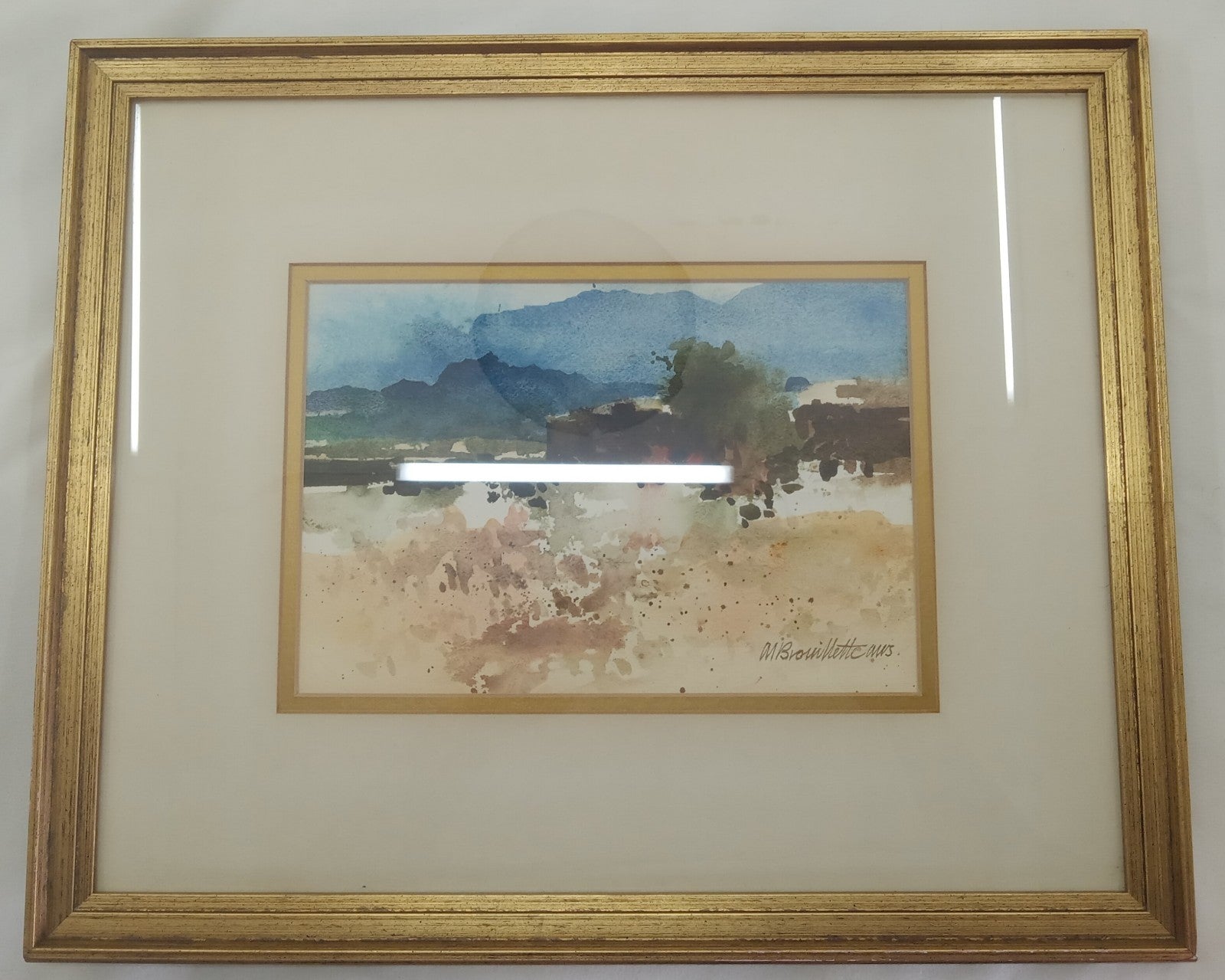 Maureen Brouillette Original Watercolour Painting – Fine Collectible Art Signed