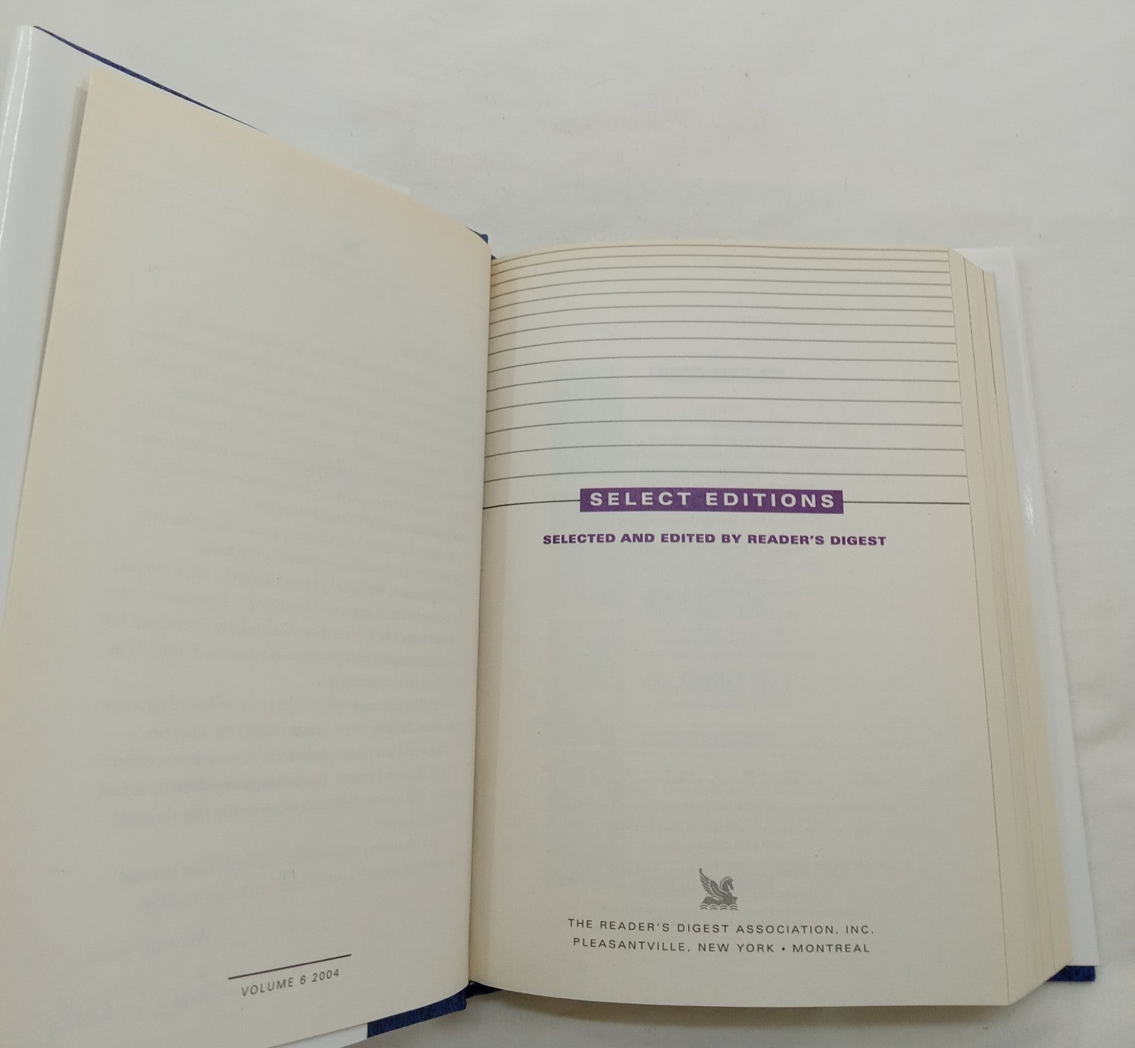 Reader's Digest 4 Novels in 1 Vol 6 2004 HC 1st Ed w/ Dust Jacket NM