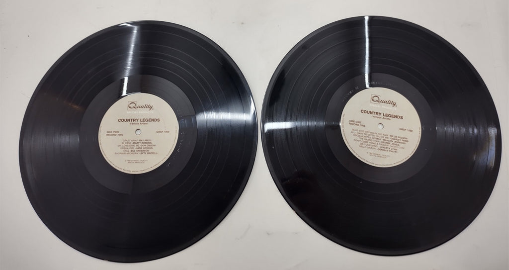 Country Legends 2×LP 1987 Vinyl Willie Nelson Charley Pride George Jones