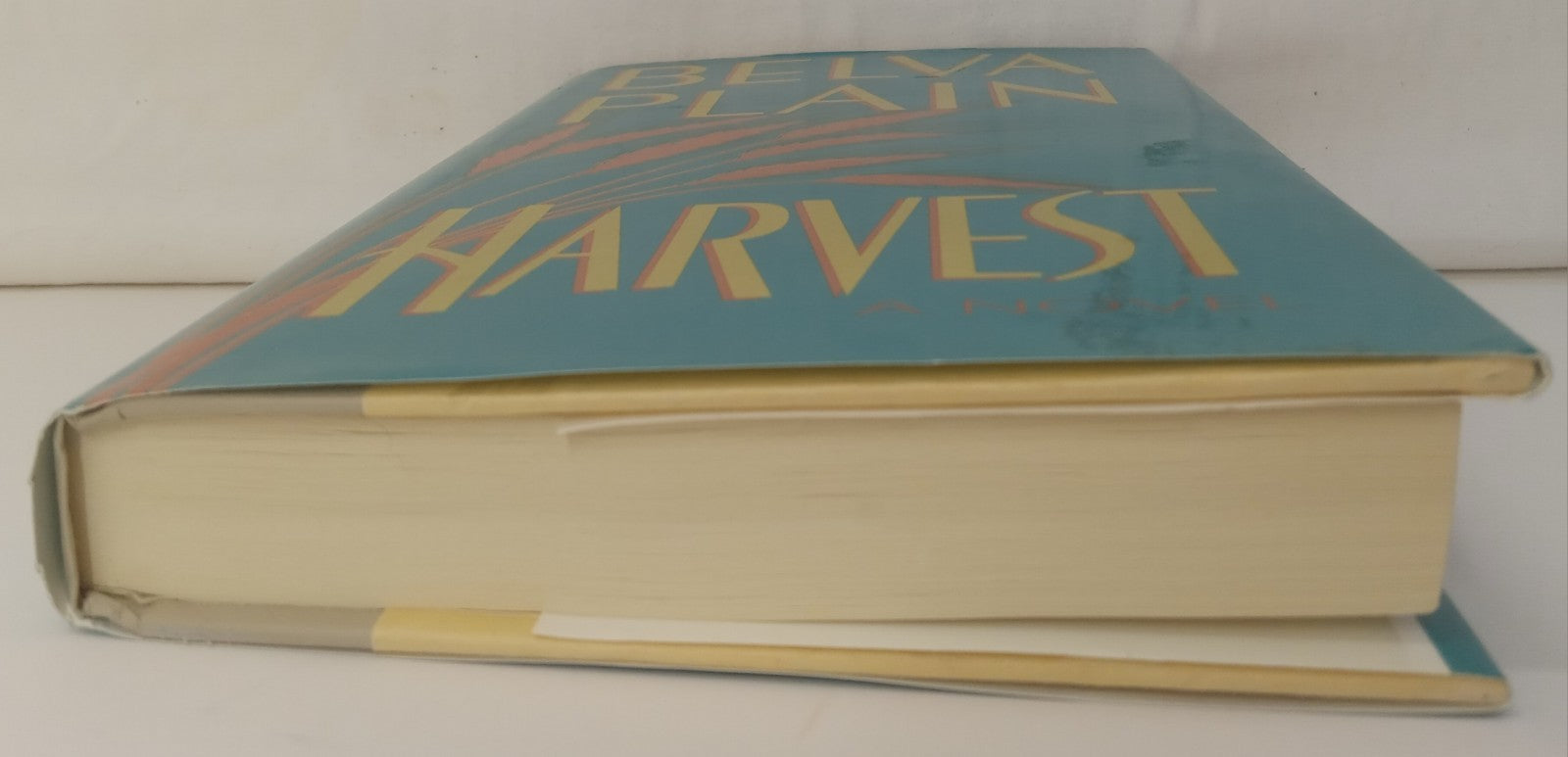 Harvest by Belva Plain – VG+ Vintage Hardcover, Family Saga Fiction