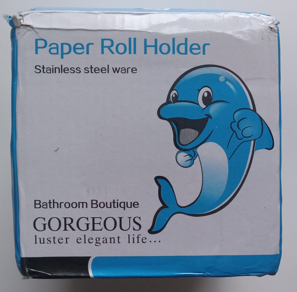 Stainless Steel Wall Mount Toilet Paper Holder – Modern Bathroom Accessory