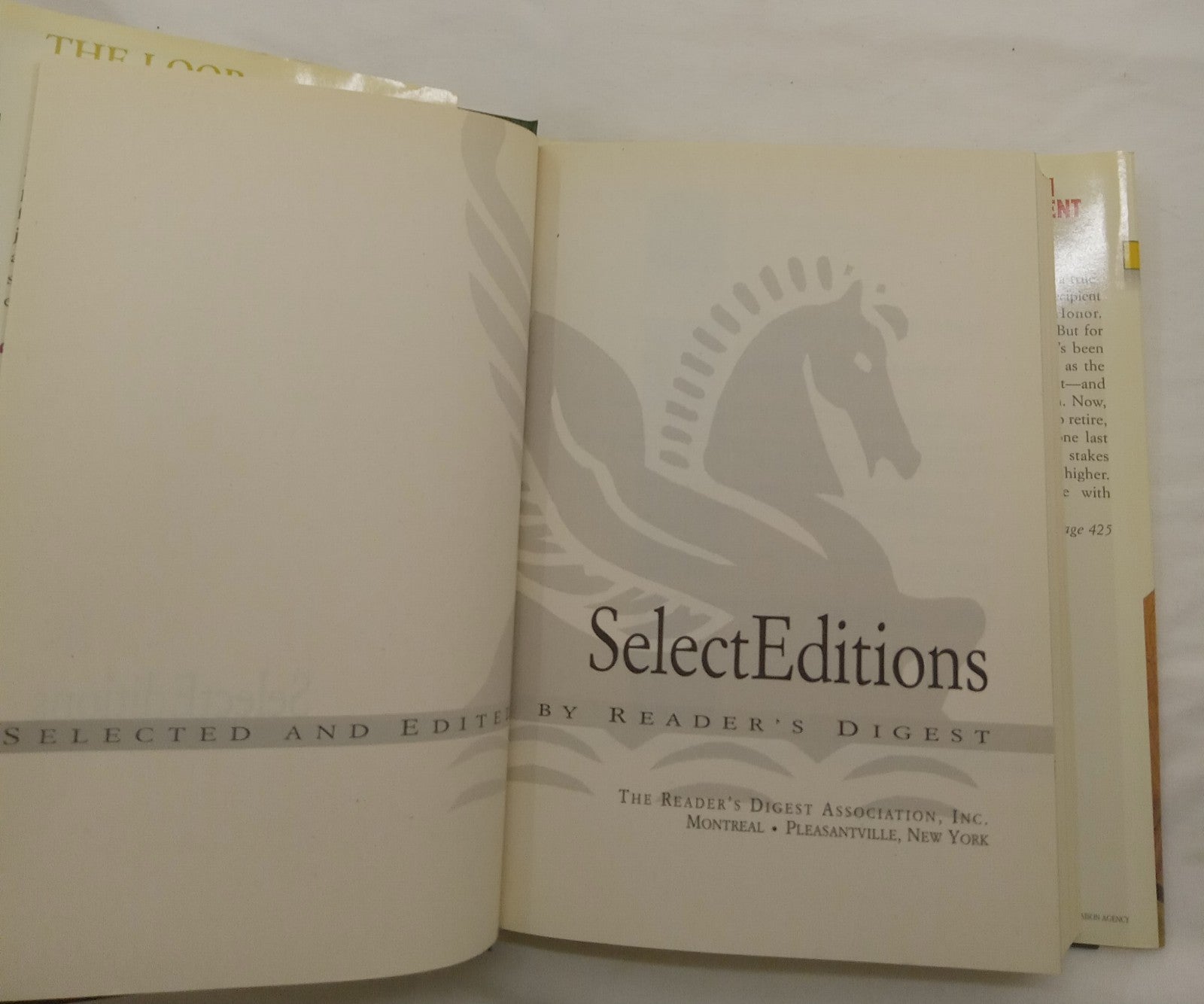 Readers Digest Condensed Books Vol 1 2001 Hardcover w/ Dust Jacket - Near Mint