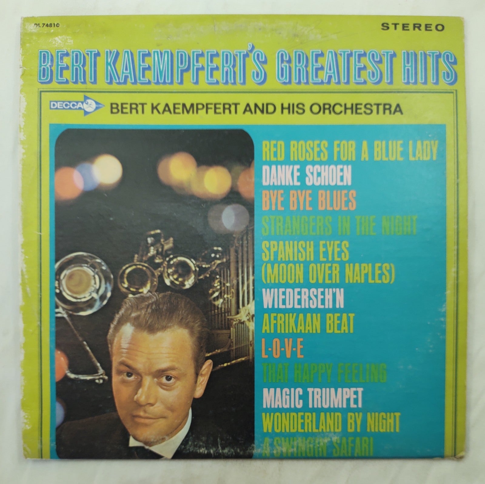 Bert Kaempfert – Greatest Hits LP Stereo Decca Rainbow Label DL-74810 Canada