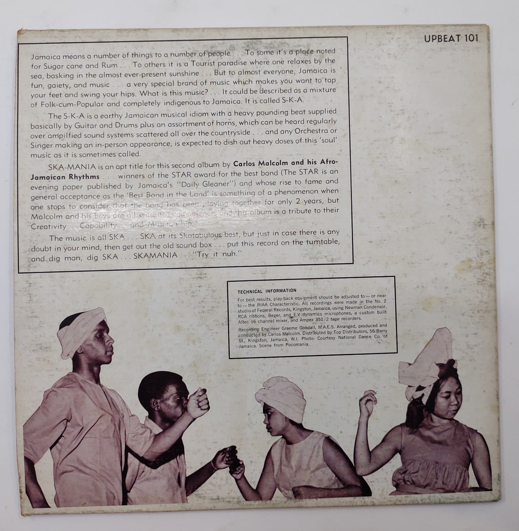 Carlos Malcolm And His Afro-Jamaican Rhythms - Ska-Mania: The Sound Of The Soil