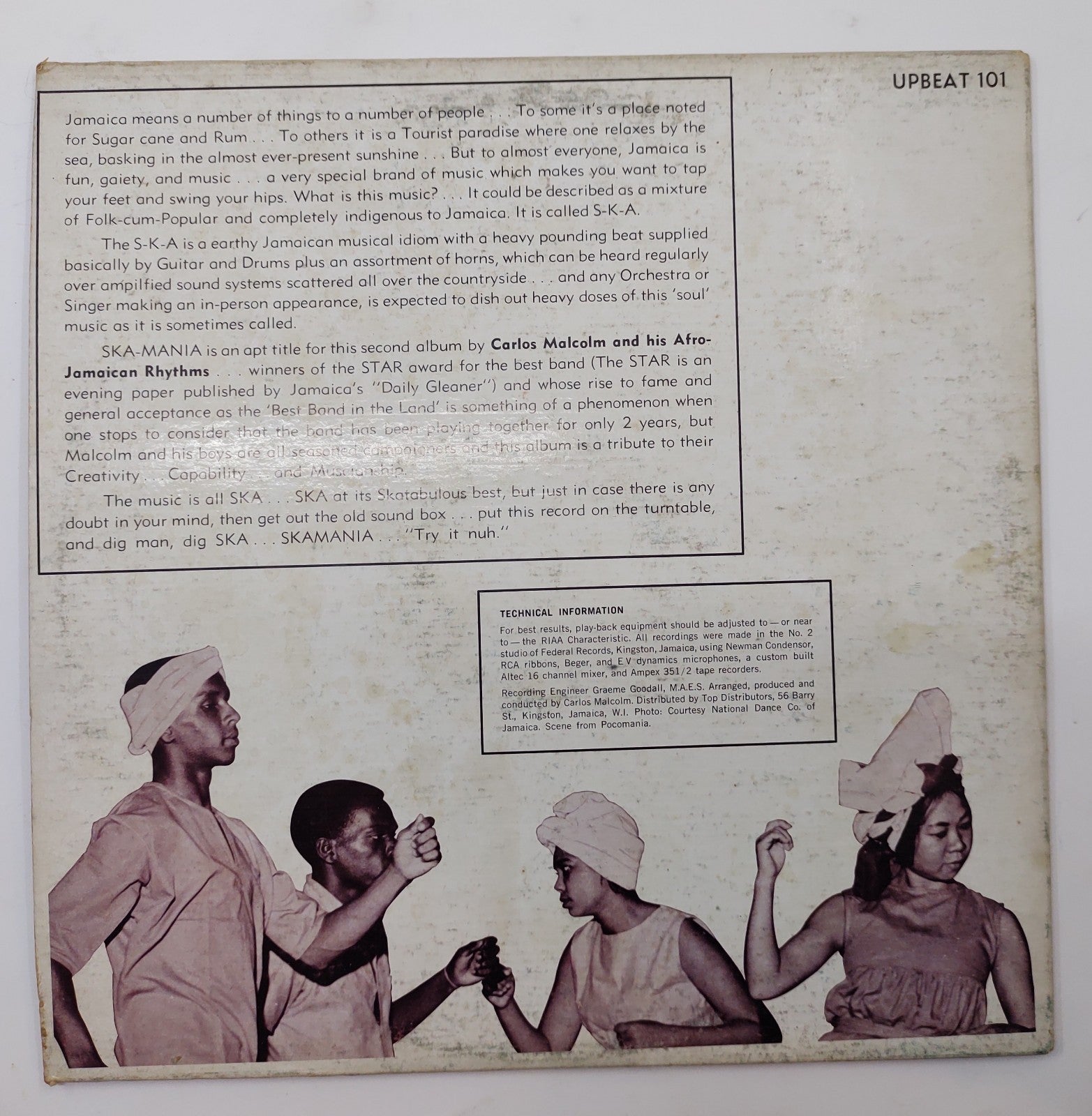 Carlos Malcolm And His Afro-Jamaican Rhythms - Ska-Mania: The Sound Of The Soil