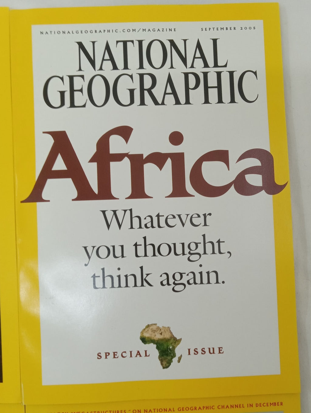 National Geographic Jul–Dec 2005 | VG+ | Faux Leather Case | 6 Magazines