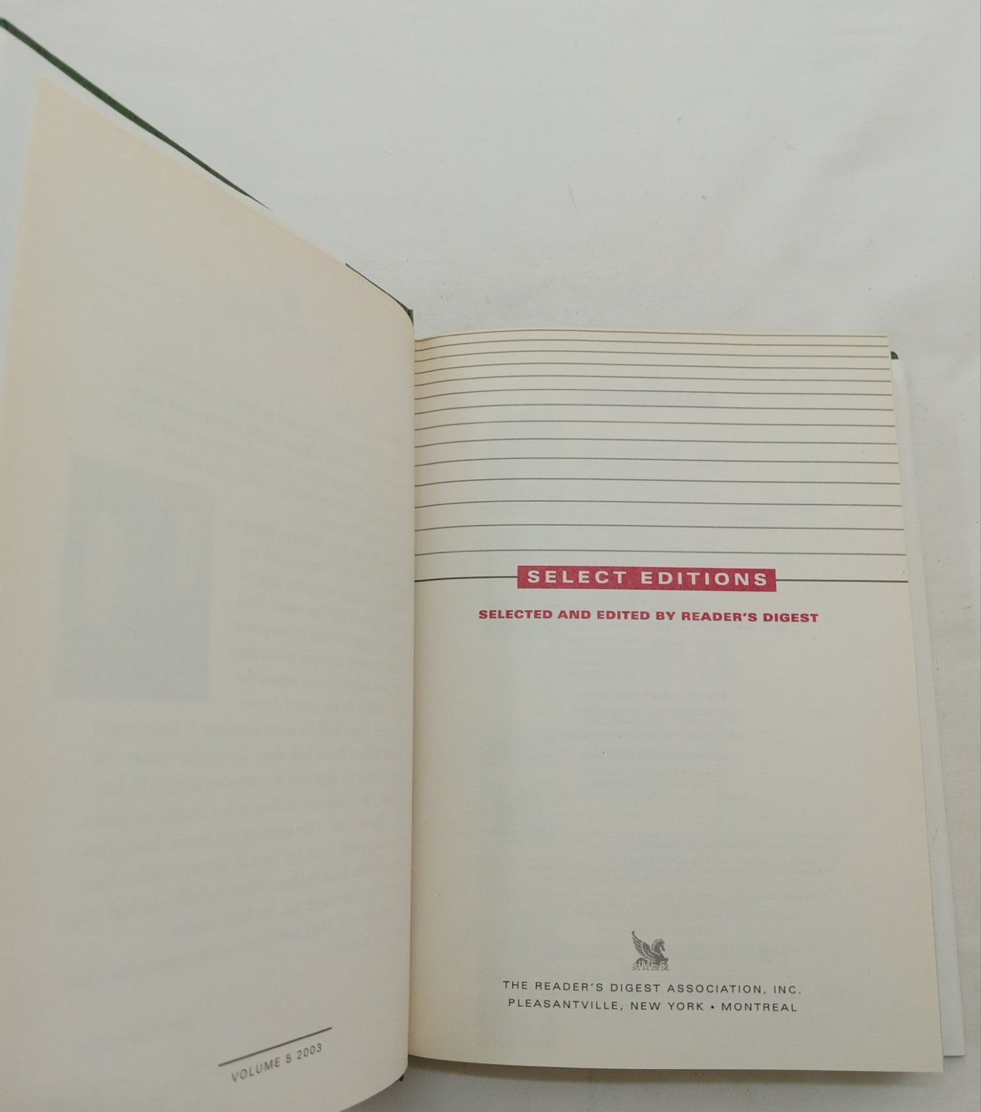 Reader's Digest 4 Novels in 1 Collection 2003 HC 1st Ed w/ Dust Jacket