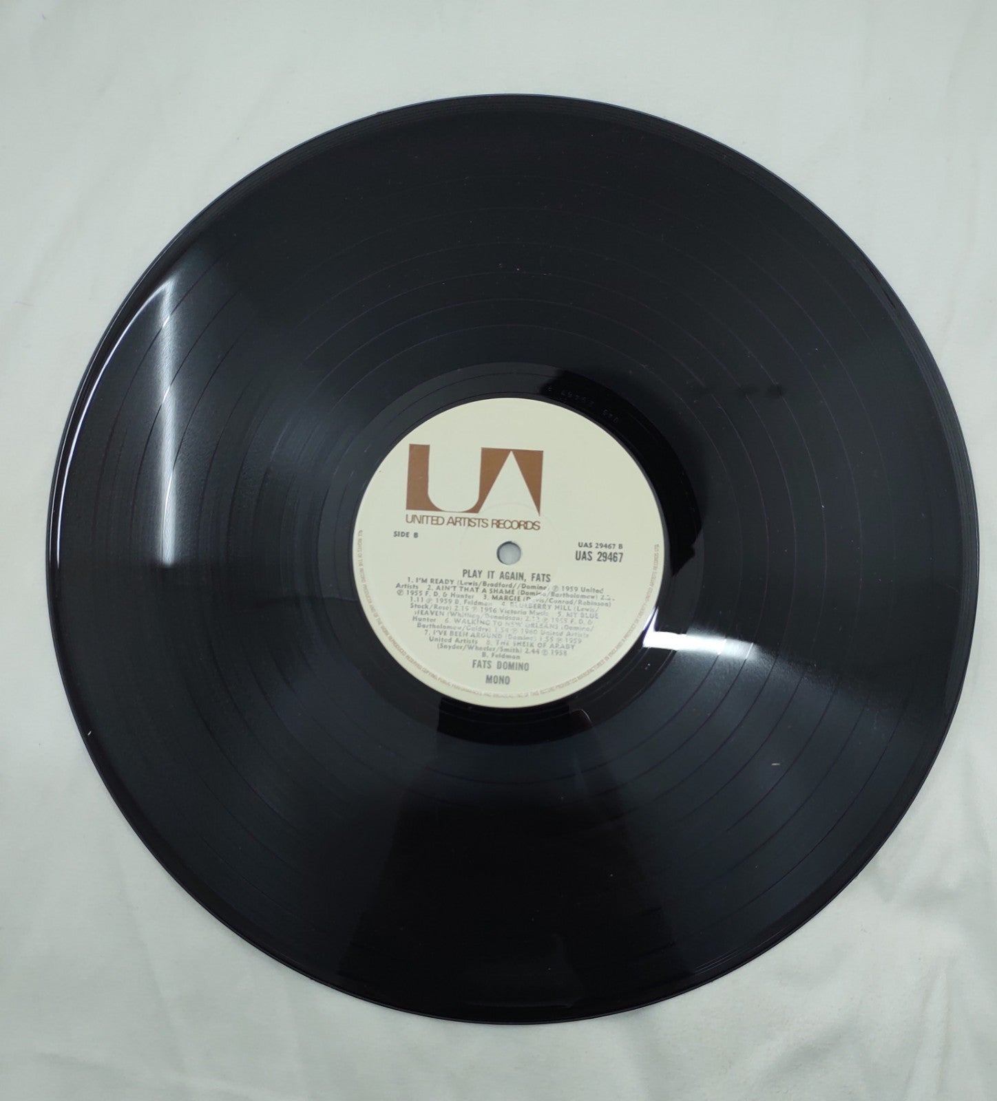 Fats Domino – Play It Again Fats LP Mono 1972 UAS-29467 VG