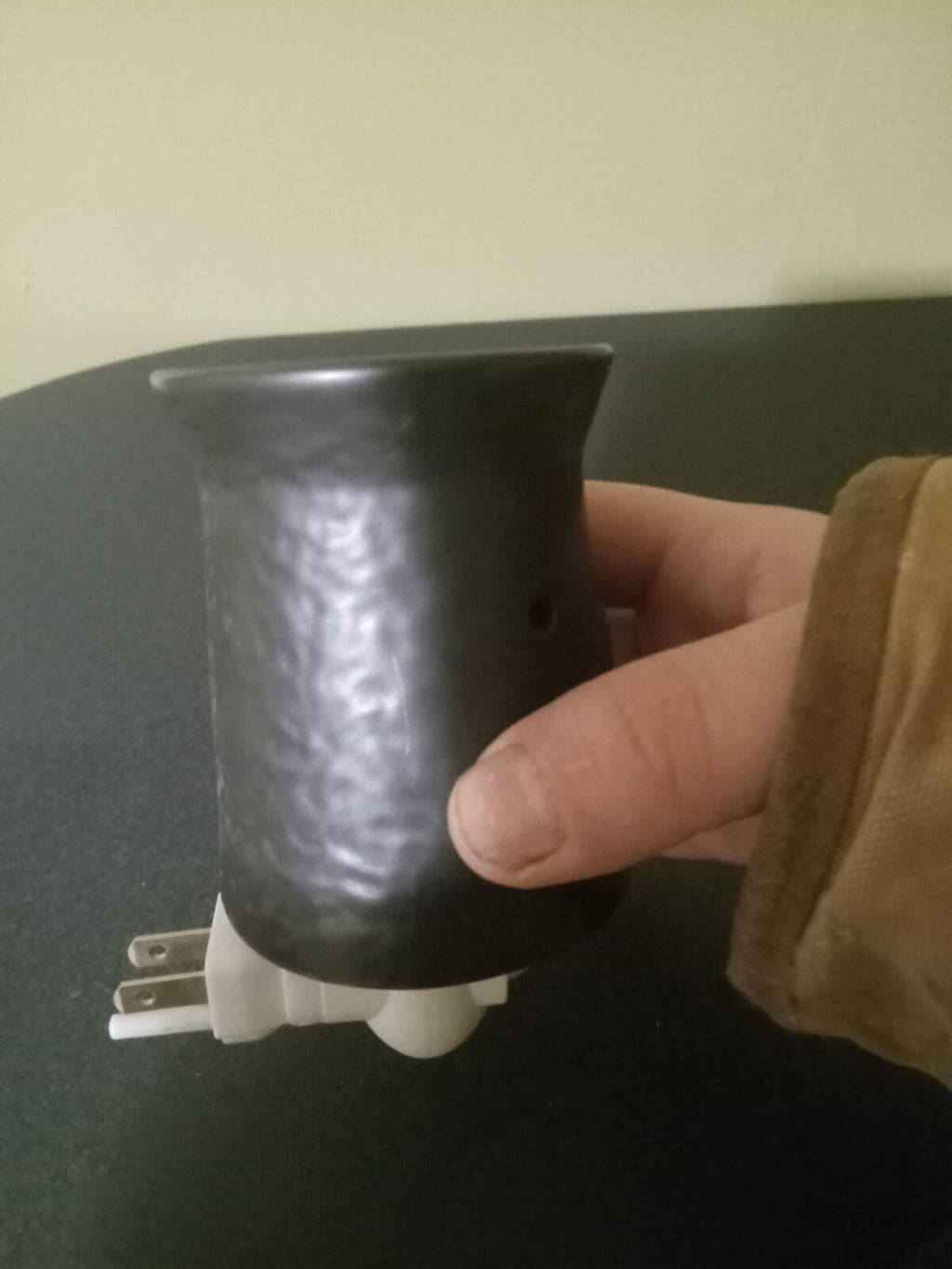 Matte Black Rustic Farmhouse Star Wax Wall Plug Mini Warmer – Cozy Home Décor