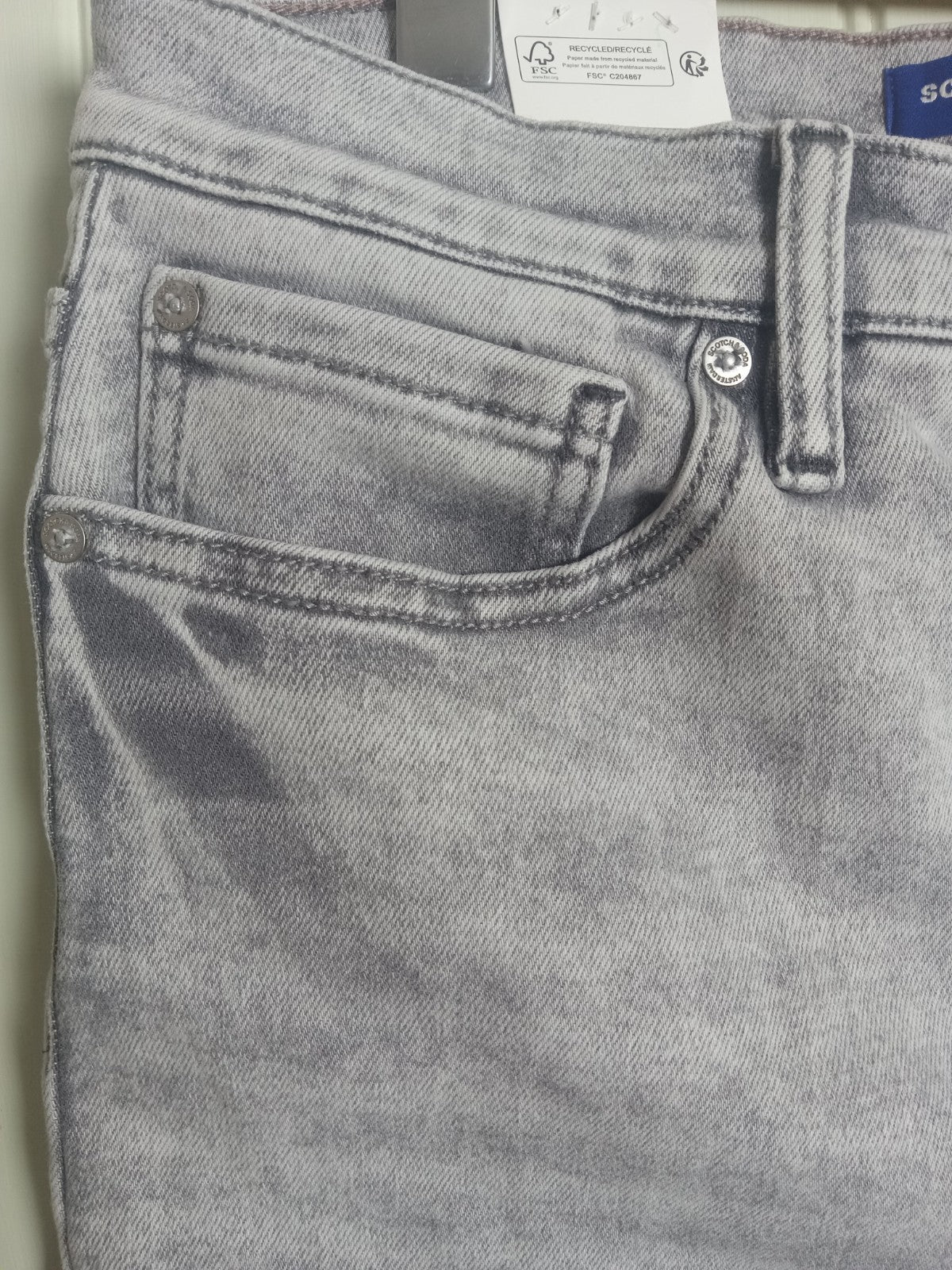 NWT Women’s Scotch & Soda High Rise Slim Jeans Size 12 – Designer Denim